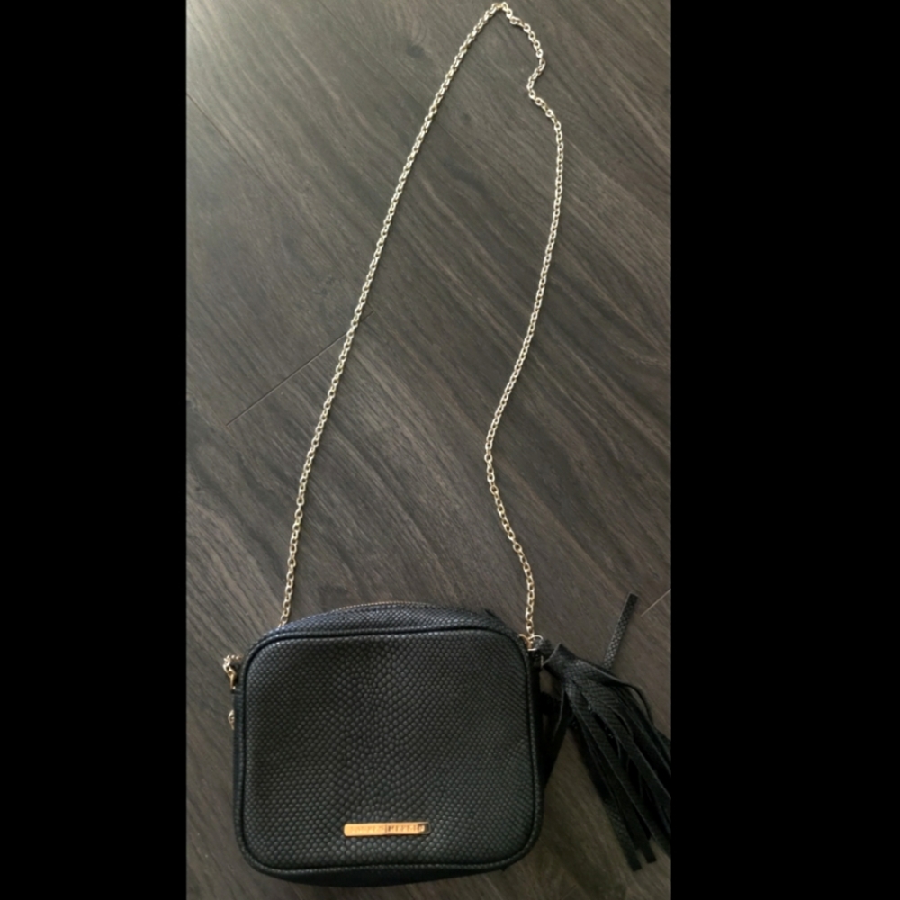 Lauren Merkin snake embossed cross body bag